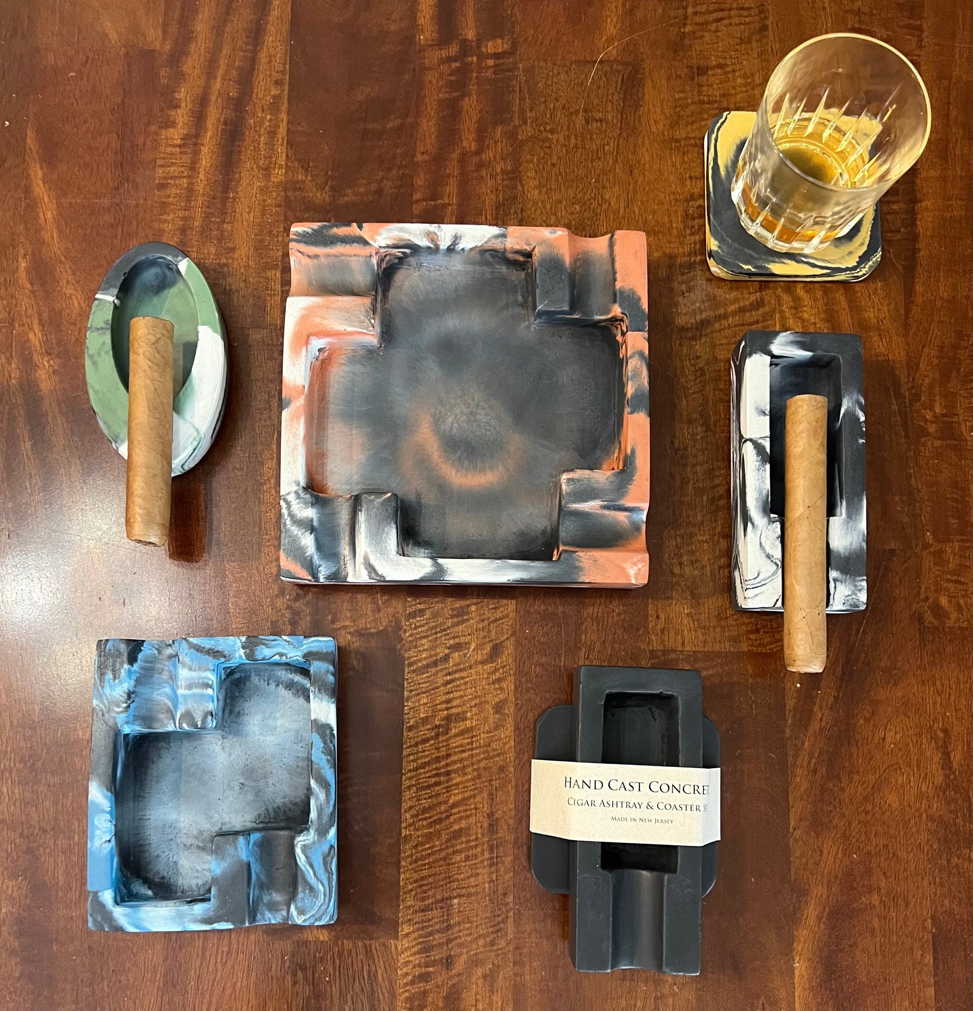 Best Selling Concrete Cigar Ashtrays | Handcrafted Styles for Every Smoker