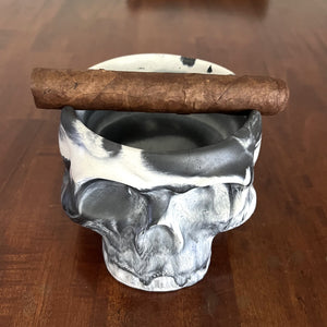 Skull Concrete Cigar Bowl