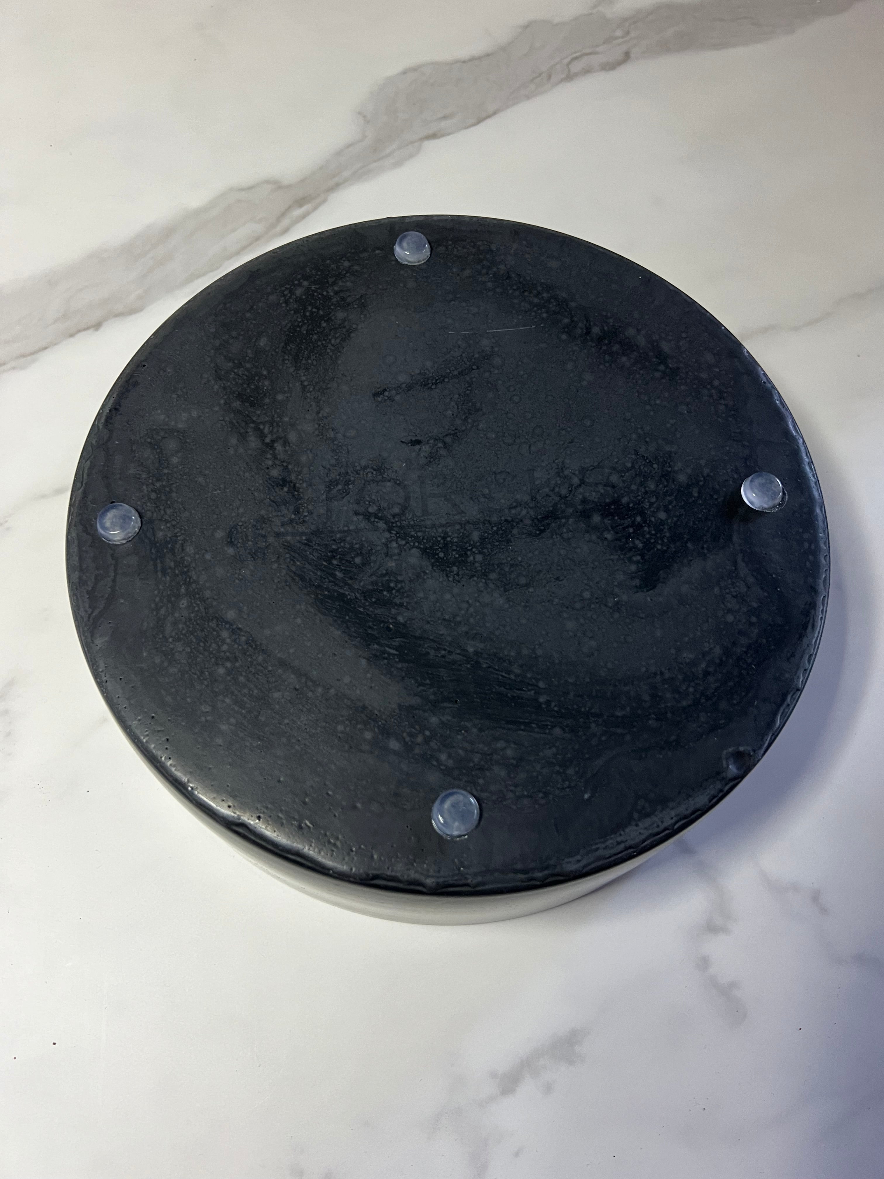 #1  Black Concrete Decor Bowl (Catchall)