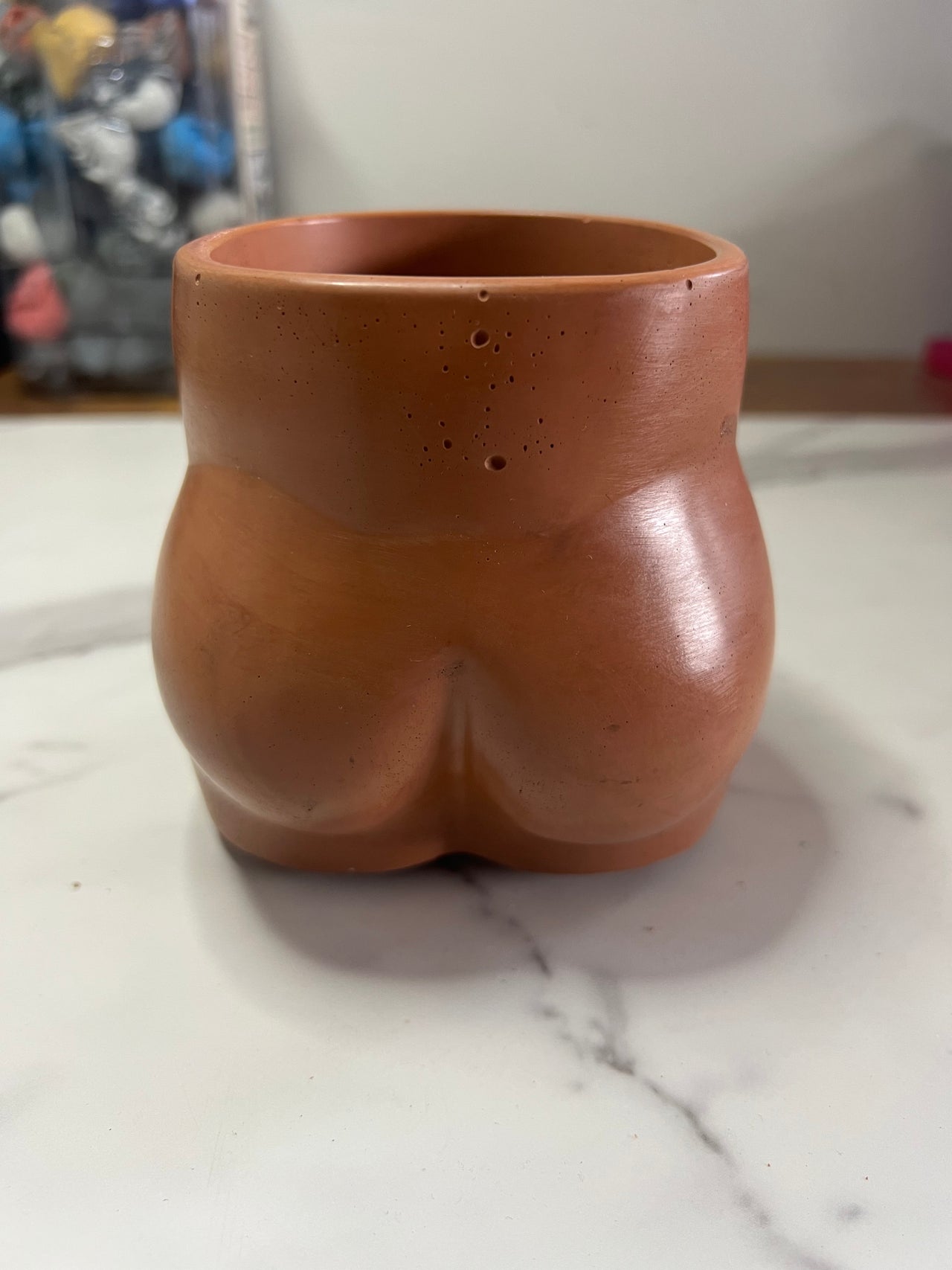 Terracotta Concrete Booty (butt) Planter