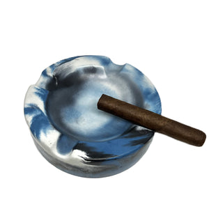 Large Round Cuban Concrete Cigar Ashtray