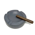 Large Round Cuban Concrete Cigar Ashtray