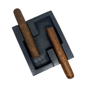 Concrete Double Cigar Ashtray