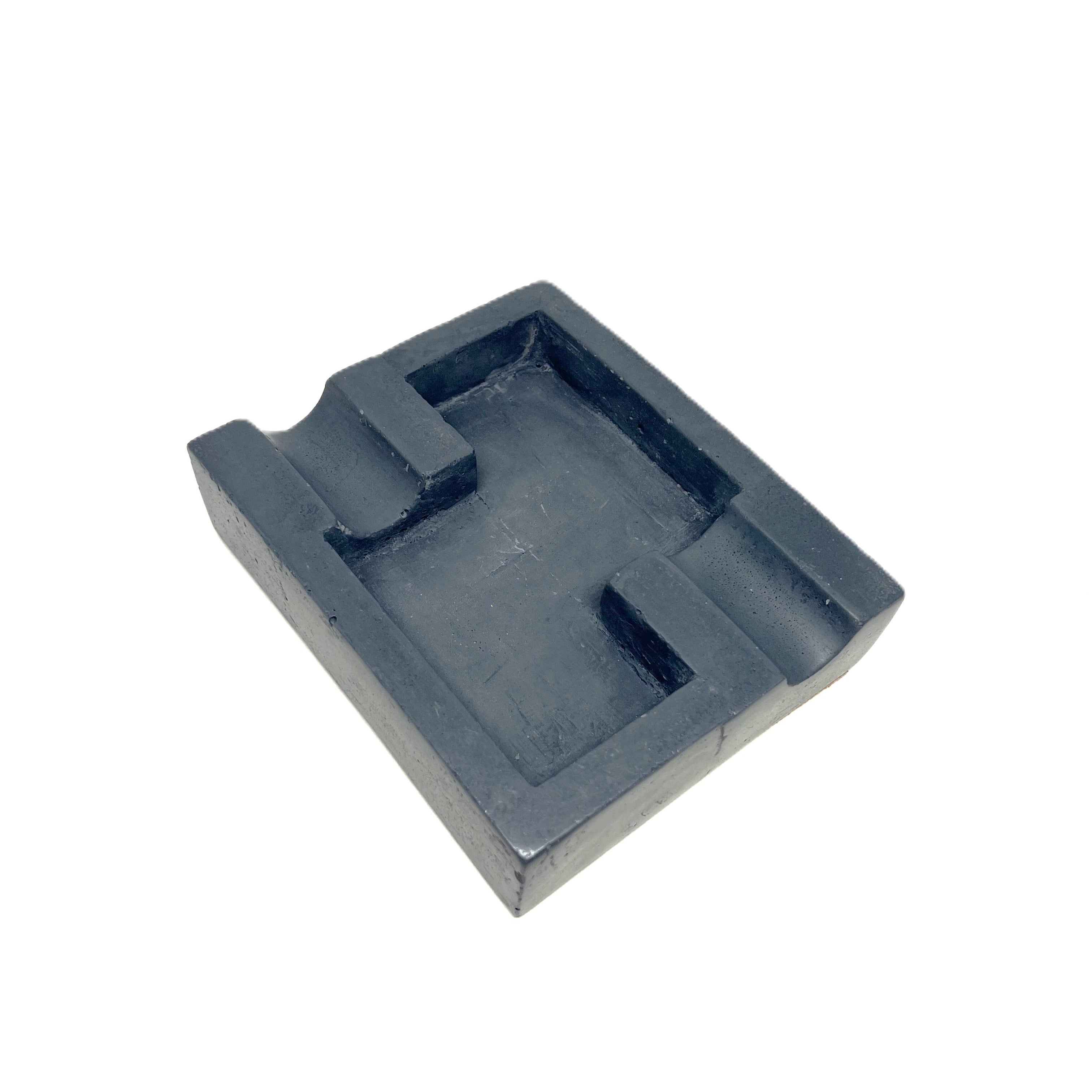 Concrete Double Cigar Ashtray