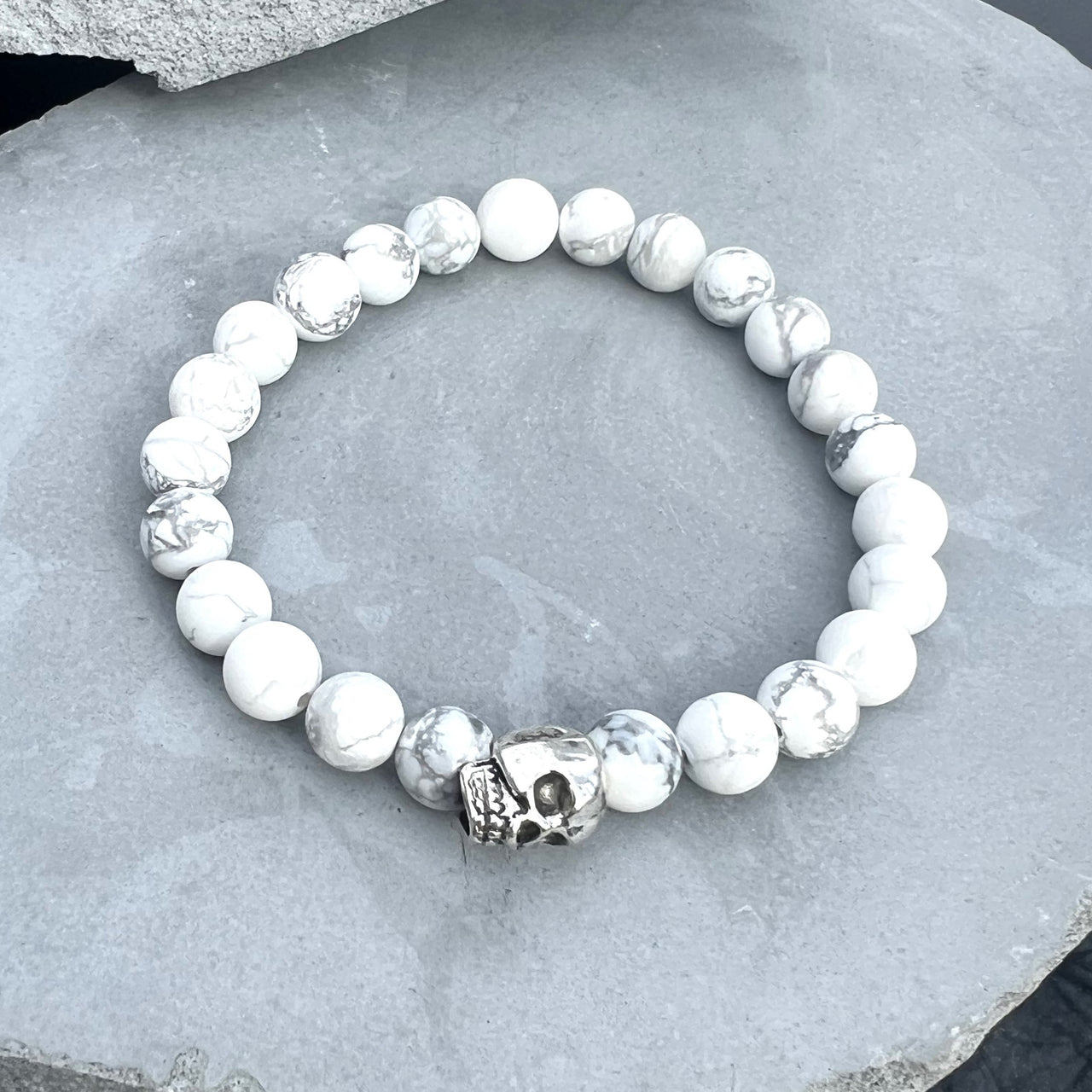 Howlite Beaded Bracelet