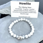 Howlite Beaded Bracelet