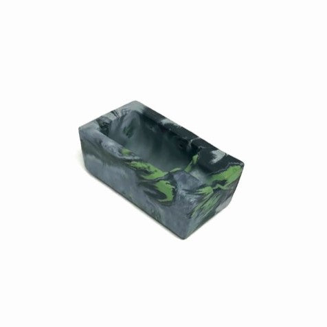 Green Marbled Concrete Mini Ashtray