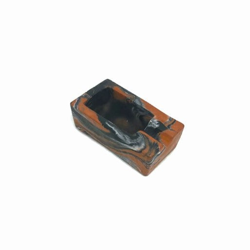 Terracotta Marbled Concrete Mini Ashtray