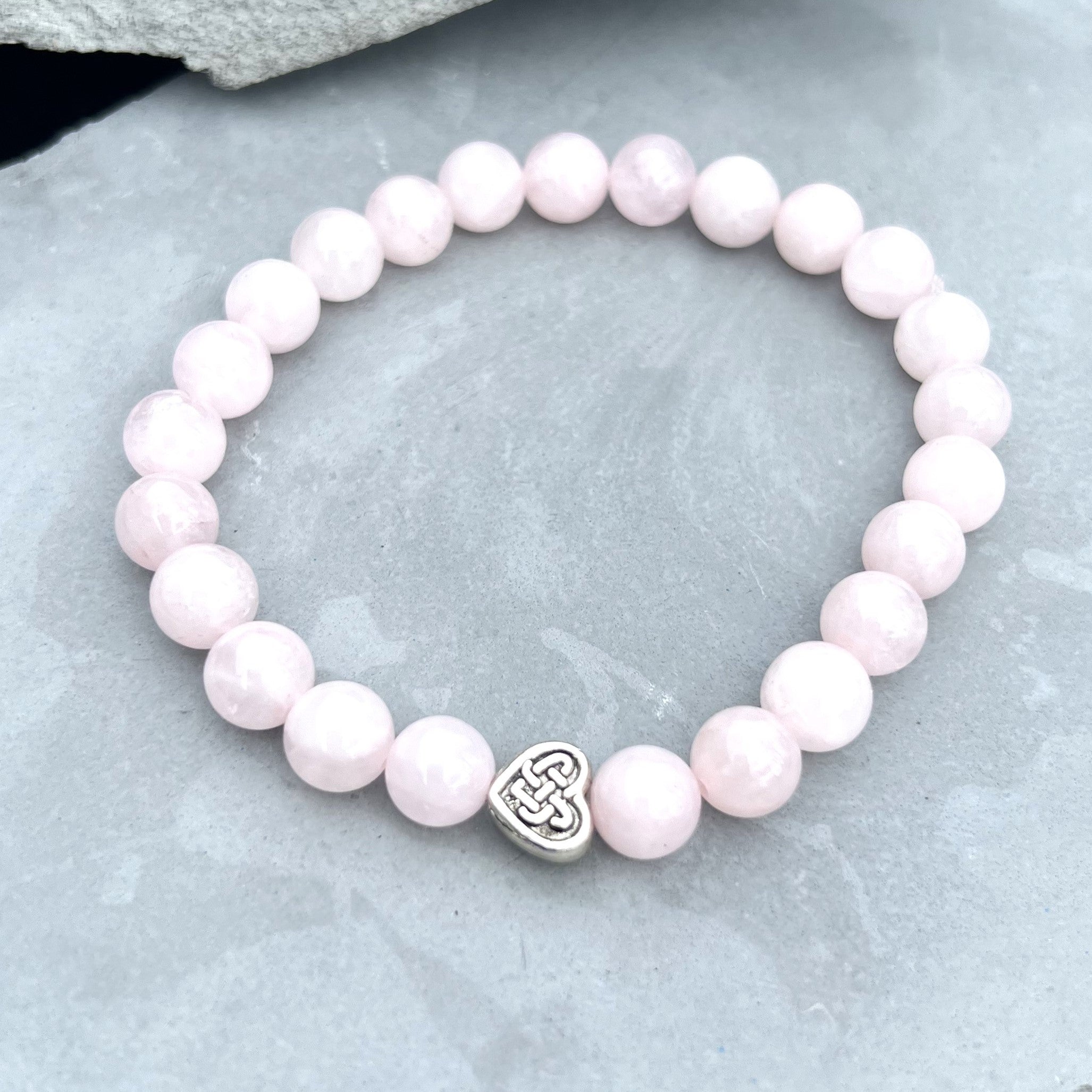 Rose Quartz Beaded Bracelet