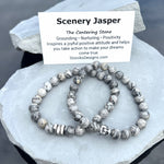 Scenery Jasper 8mm Stone Beaded Bracelet