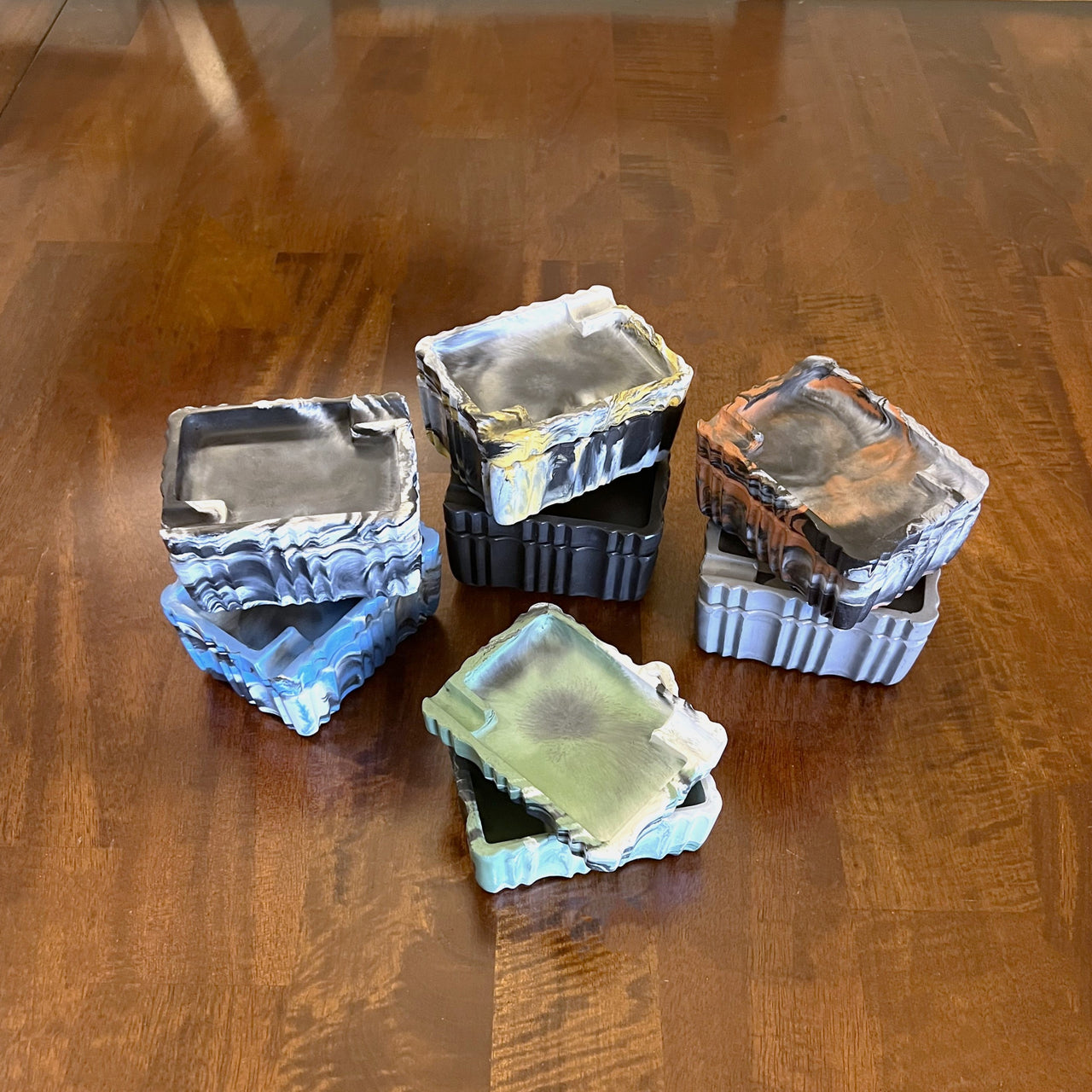 Black and White Concrete Stash Box