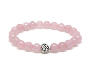 Rose Quartz Beaded Bracelet